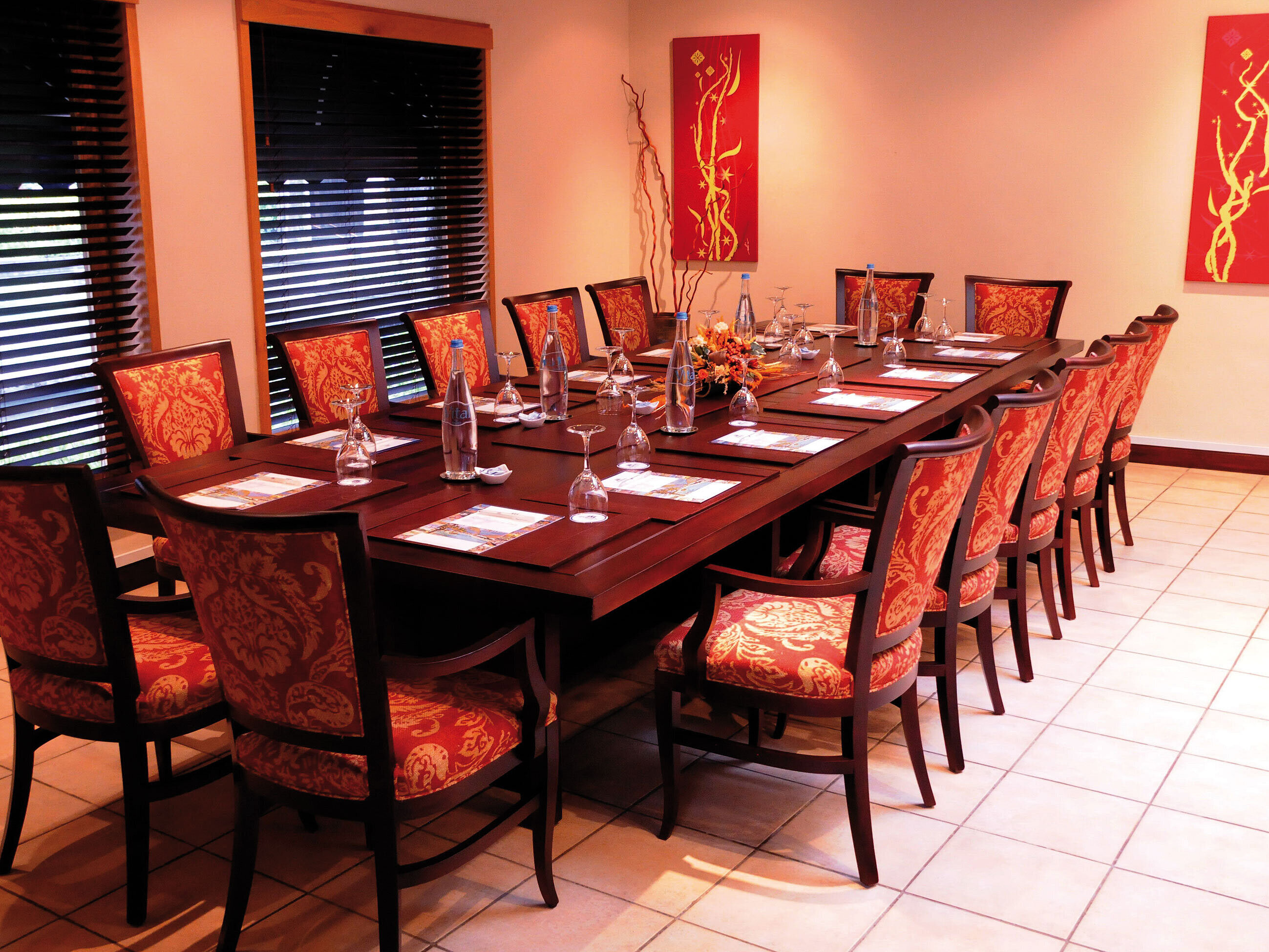 Balaclava function room Modern meeting room with conference table at Maritim Hotel Mauritius