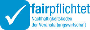 fairpflichtet sustainability code logo fairpflichtet logo – sustainability code of the event industry
