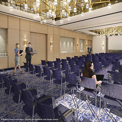 Saal München © Maritim Hotel Amsterdam - Geplan mit Reinhardt und Sander GmbH