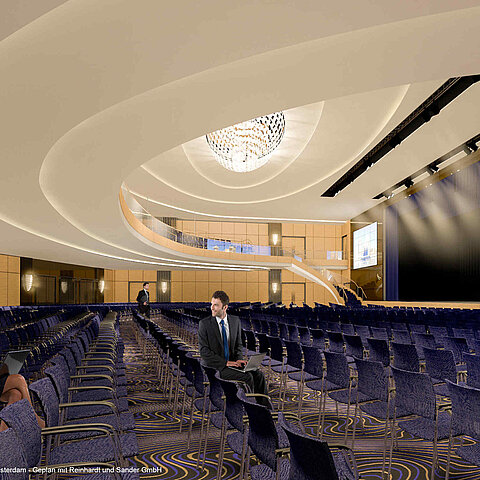 Saal Maritim © Maritim Hotel Amsterdam - Geplan mit Reinhardt und Sander GmbH