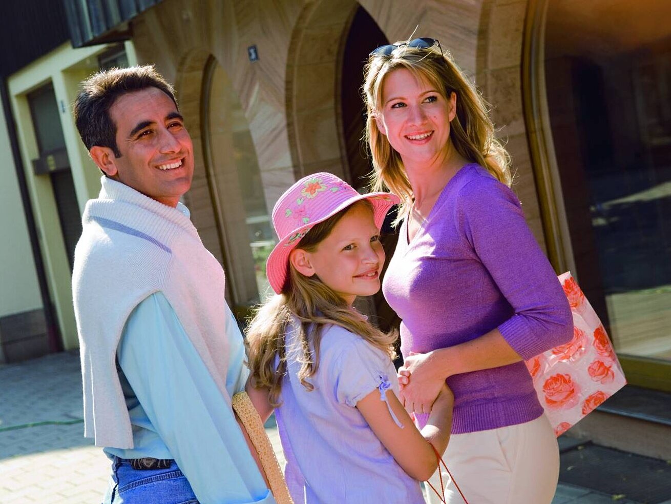 Family sightseeing Family sightseeing